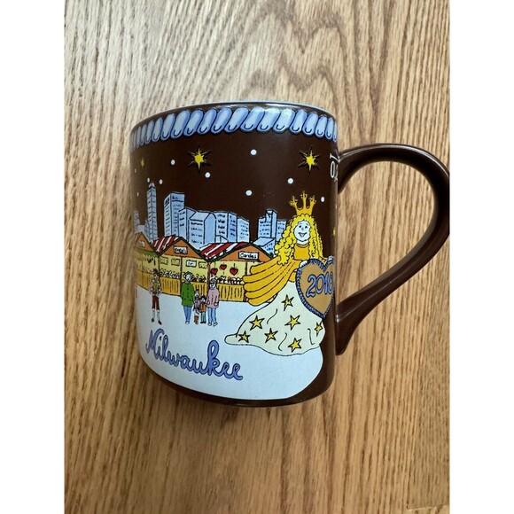 2018 Milwaukee German Christkindl Market Mug Cup Ceramic Collectible Christmas - Picture 1 of 10
